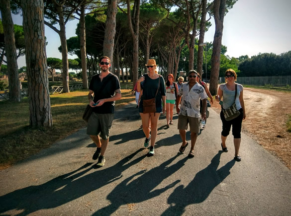 MFA students in Italy
