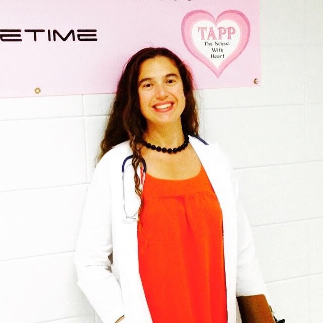 Spalding nursing faculty member Erica Lemberger