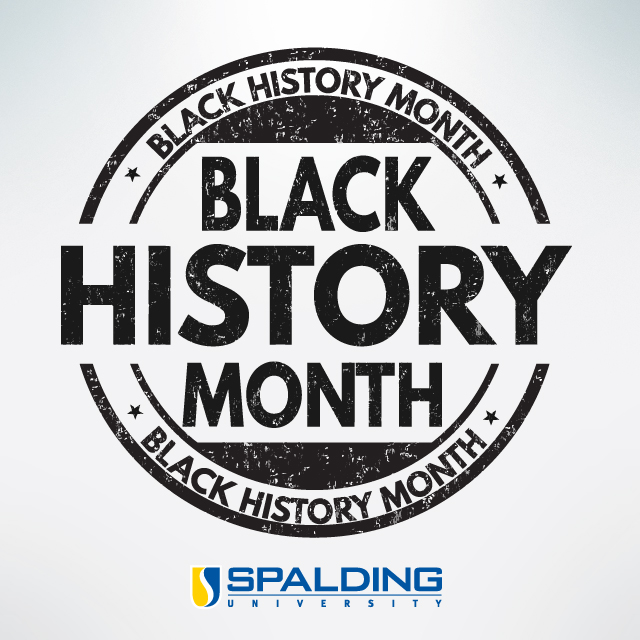 Spalding Black History Month logo