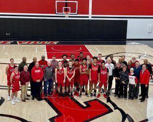 Louisville 1980 championship team with 2019-20 Cardinals